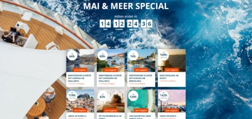 AIDA Mai & Meer Special - Kreuzfahten ab 649€