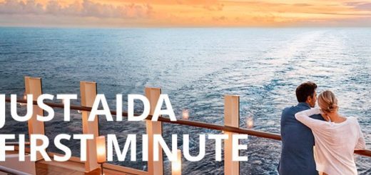 JUST AIDA FIRST MINUTE - Rabattaktion von AIDA Kreuzfahrten