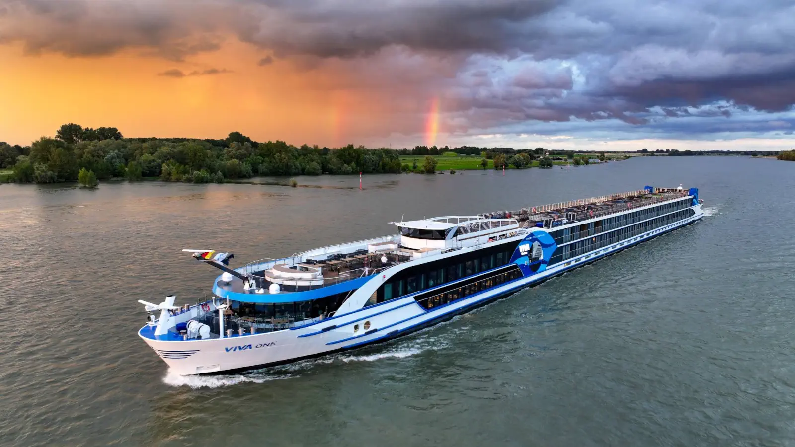 Das Flusskreuzfahrtschiff VIVA one von VIVA Cruises.